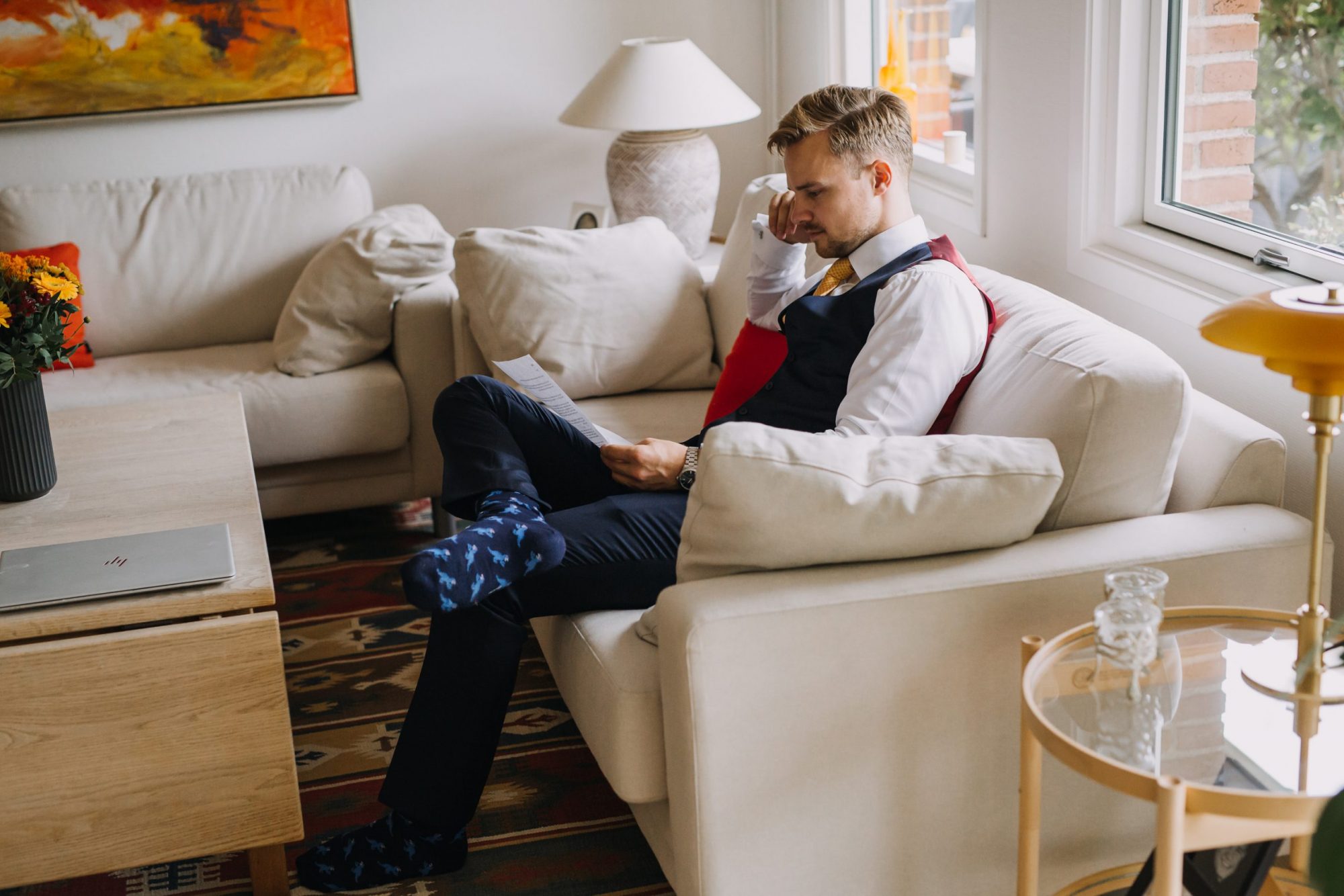 Andreas & Sarah wedding story in Copenhagen — photograph 3