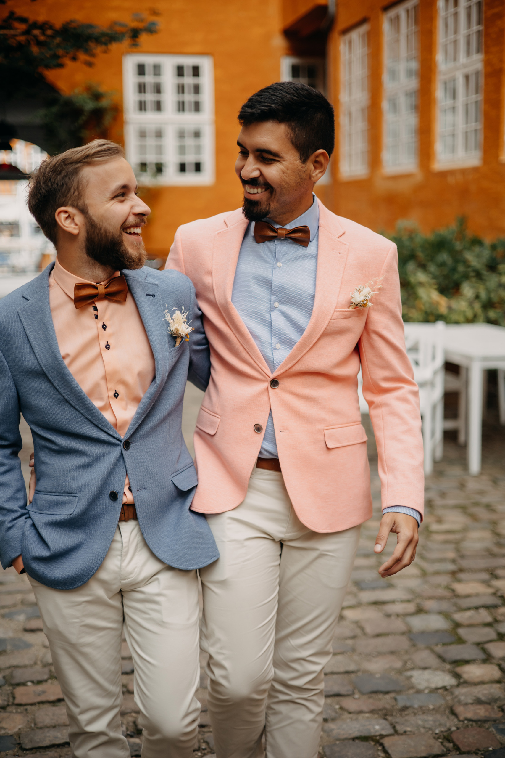 A documentary wedding moment